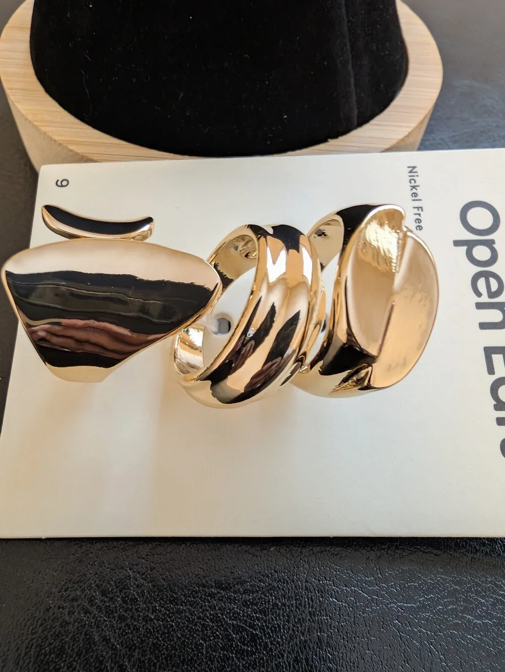 Gold Tone Statement Rings - 3 Ring Bundle- Retail $21.90